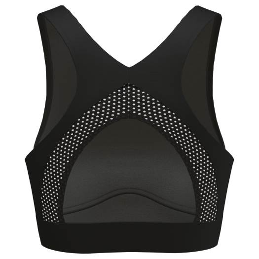 Women's Speedo Solid Highneck Mesh Swimsuit Top