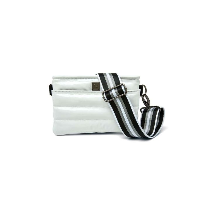 white patent bag