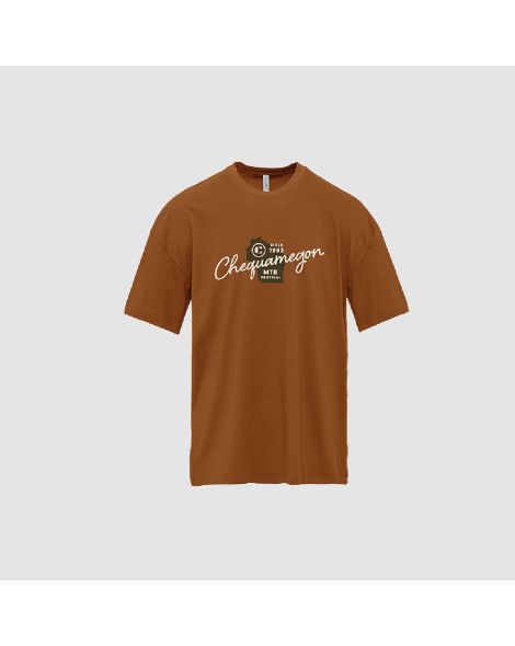 Unisex Elevate Cheq Tee - Copper