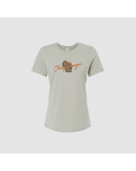 Women's Elevate Cheq Tee - Pistachio