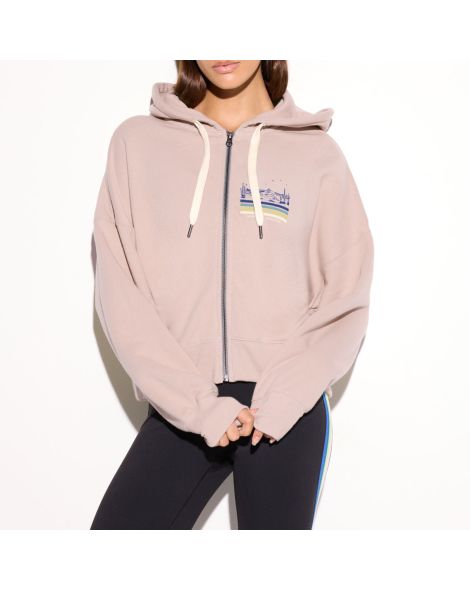 Women's Spiritual Gangster Desert Stripe Jules Hoodie