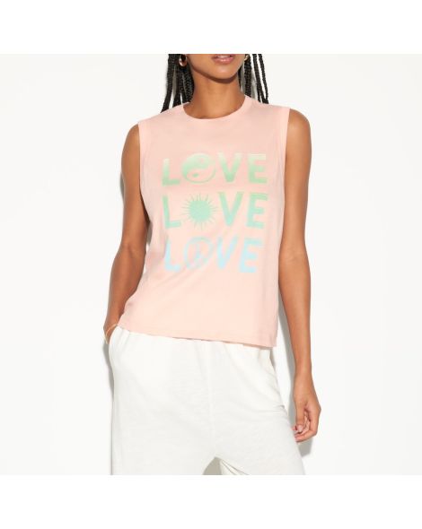 Women's Spiritual Gangster Beloved Bowery Tank - Pink