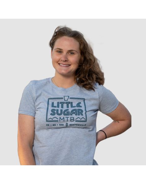 Women's Marathon Little Sugar MTB - Tee (Heather Prism Blue)