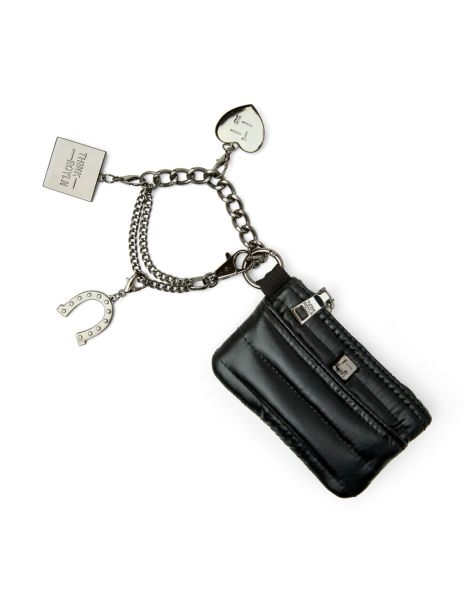 Think Royln Lucky Charm Keychain - Pearl Black