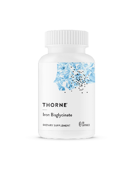Thorne Iron Bisglycinate dietary supplement 60 capsules
