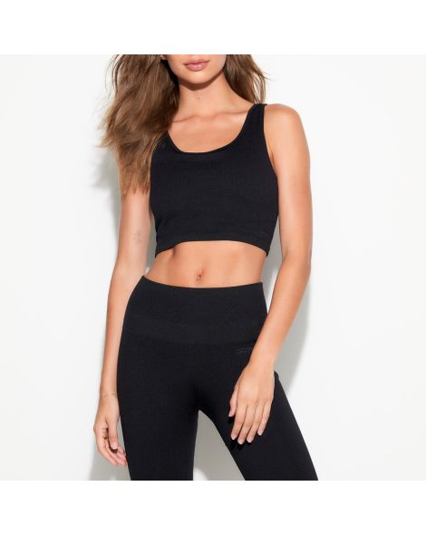 Women's Spiritual Gangster Black Love Longline Bra 