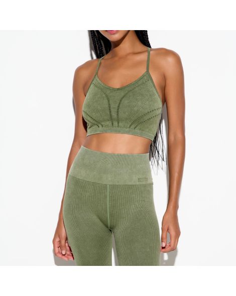 Women's Spiritual Gangster Mineral Wash Gwenyth Bra